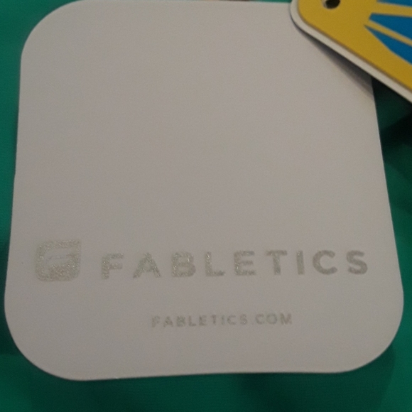 NWT Fabletics Green Lace Back Bathing Suit - Picture 2 of 9